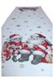 Christmas Mom and Dad Jacquard Woven Tapette Decorative New Year Silvery 45*115 Runner - 2