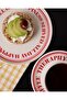 Therapy Written 4-Piece Porcelain Tea and Coffee Cup Set for 2 People - Red Red - 6