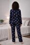 Women's 0595 Long Sleeve Suede Pajama Set - 2