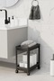 Maya 2-Tier Rolling Organizer Shelf, Bathroom Cabinet and Under-Sink Kitchen Organizer - 3