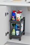 Maya 2-Tier Rolling Organizer Shelf, Bathroom Cabinet and Under-Sink Kitchen Organizer - 2