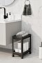 Maya 2-Tier Rolling Bathroom Organizer Shelf, Bathroom Cabinet Inside Organizer - 3