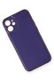 Mtxdpn for iPhone 12 Mini Case Coco Leather Silicone Cover (192401) - Purple - 2