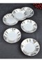 6 Pieces Porcelain Tea Saucer Gold Gilded Tea Saucer - Myra - 4