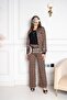 Modern Classic 2-piece set with a geometric pattern - 4