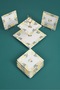 Catering Set Mimoza Ceramic Double Layer Presentation Plate & 6-Piece Dessert Cake Plate Cookie Tray Catering Tray - 2