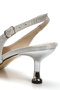 Women's Pointed Toe Style Heeled Evening Dress Shoes and Portfolio Clutch Chain Strap Bag - 6