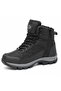 Fur-Lined Non-Slip Sole Zippered and Lace-Up Boot (36-44)