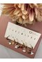 6-Piece Steel Earring Set with Mickey Figure - 3