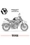 Cfmoto Nk250 Fairing Sticker Air Brush Engine Fairing Model Ready Kit 2024-2025 Model Compatible - 2