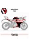 Cfmoto 250Sr Fairing Sticker Air Brush Motorcycle Fairing Model Ready Kit All Models Compatible - 2