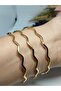 Ajda Bilezik 3'lü Set - Paslanmaz Çelik - 2