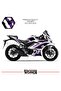 Yamaha R25 Fairing Sticker Air Brush Motorcycle Fairing Model Ready Kit 2019 / 2024 Compatible