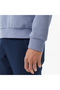 Men's Blue Classic Fit Sweatshirt - 5