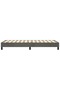 Box Spring Bed Frame Dark Grey 90x200 cm Velvet - 5