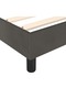 Box Spring Bed Frame Dark Grey 90x200 cm Velvet - 6