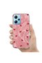 Xiaomi Redmi Note 12 Pro 5g Compatible Case Pink Heart Silicone Case Red - 3
