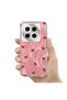 Tecno Camon 30 Pro Compatible Case Heart Pattern Silicone Case Red - 3