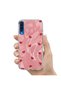 Samsung Galaxy A50S Compatible Case Pink Heart Silicone Case Red - 3
