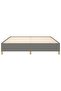Bed Frame without Mattress Dark Grey 180x200 cm Super King Fabric - 4