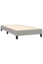 Box Spring Bed Frame Light Grey 90x200 cm Fabric - 2