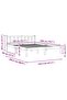 810086 Bed Frame without Mattress Black Solid Wood 140x200 cm - 3