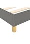 Box Spring Bed Frame Dark Grey 90x200 cm Fabric - 6