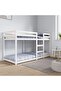 Bunk Bed without Mattress White 80x200 cm Solid Wood Pine