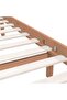 Bed Frame without Mattress Honey Brown Solid Wood Super King Size - 6