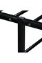Bed Frame without Mattress Black Metal 200x200 cm - 5
