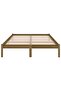 810040 Bed Frame without Mattress Honey Brown Solid Wood 200x200 cm - 2