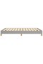 Bed Frame without Mattress Light Grey 160x200 cm Fabric - 5