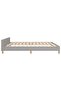 Bed Frame without Mattress Light Grey 180x200 cm Super King Fabric - 5