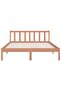 810085 Bed Frame without Mattress Honey Brown Solid Wood 140x200 cm - 2