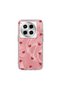 Tecno Camon 30 Pro Compatible Case Heart Pattern Silicone Case Red