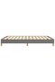 Bed Frame without Mattress Dark Grey 160x200 cm Fabric - 5