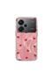 Xiaomi Redmi Note 13 Pro Plus 5g Compatible Case Pink Heart Silicone Case Red