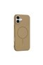 Apple iPhone 17 Compatible Case Vivid M-Safe Silicone Case Desert Titanium - 3