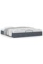 Ottoman Bed Frame No Mattress Dark Grey 200x200 cm Velvet - 2