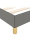 Bed Frame without Mattress Dark Grey 180x200 cm Super King Fabric - 6