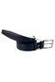Saraç 1101 24K Men's Classic Stitched Belt Black - 3