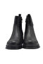Leather Women's Casual Boots Black 2452706K - 6