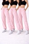 3-Piece High Waist Winter Fleece-Lined Unisex Full Fit Elasticated Leg Sweatpants