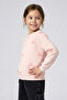 Girl's Heart Patterned Basic Sweat