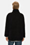 Yuna Black Fleece Standard Fit Women's Jacket - 5
