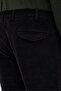 Corded Fabric Velvet Men's Black Trousers - 8
