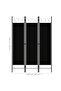 3-Panel Room Divider Black 120x180 cm - 3