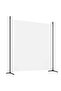 4-Panel Room Divider White 698x180 cm Fabric - 5