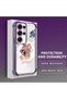 Samsung Galaxy S25 Ultra Compatible Transparent Silicone Flutter Protective Case Tom and Jerry - 3