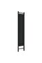 6-Panel Room Divider Black 240x220 cm Fabric - 5